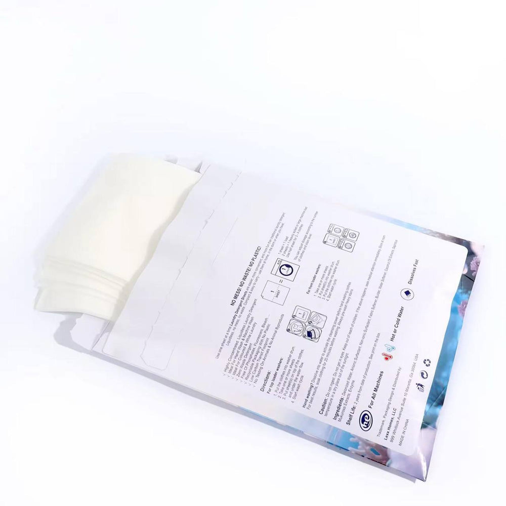 Eco Friendly Laundry Sheets | Biodegradable Detergent Strips