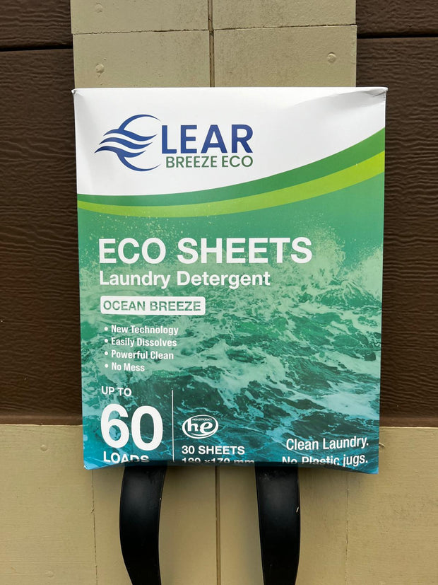 Clear Breeze Laundry Sheet, Eco Friendly Laundry Sheet For Sustainable & Effective Cleaning Solution