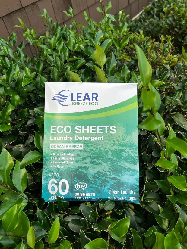 Clear Breeze Laundry Sheet, Eco Friendly Laundry Sheet For Sustainable & Effective Cleaning Solution