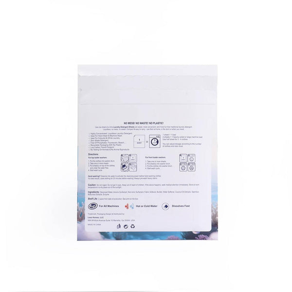 Clear Breeze Laundry Sheet, Eco Friendly Laundry Sheet For Sustainable & Effective Cleaning Solution