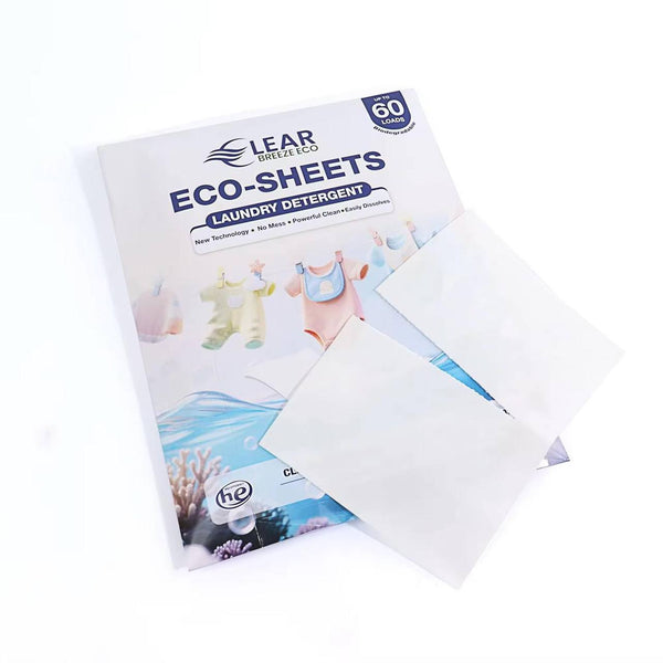 Clear Breeze Laundry Sheet, Eco Friendly Laundry Sheet For Sustainable & Effective Cleaning Solution